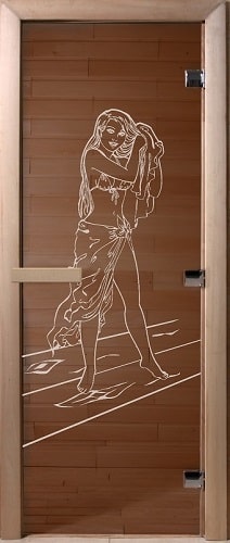 DOORWOOD "ДЖЕНИФЕР" дверь стекло бронза прозрачная 70х190см 